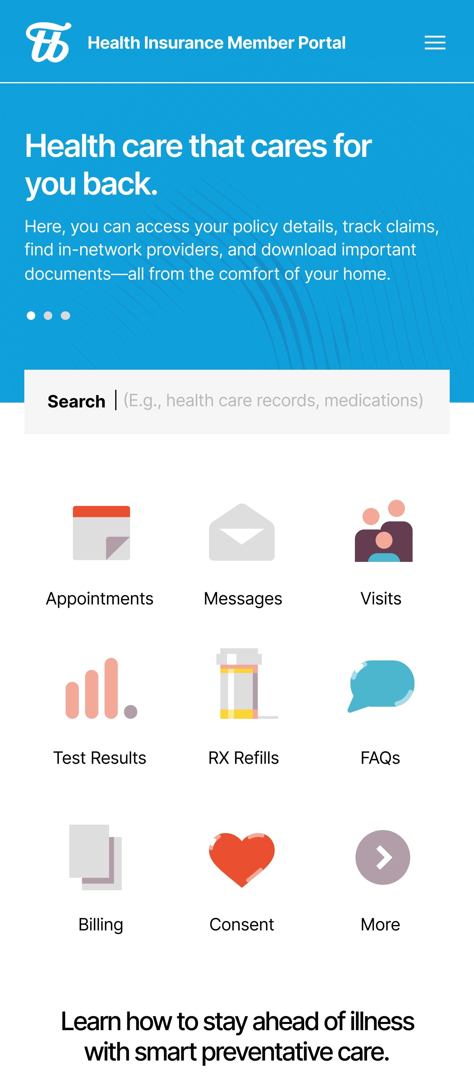 Health care form